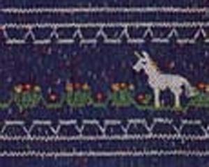 Ellen McCarn  Unicorn  Smocking Plate