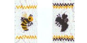 Ellen McCarn Yellow Jacket & Hornet Smocking Plate