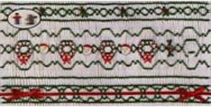 Ellen McCarn Yuletide Smocking Plate