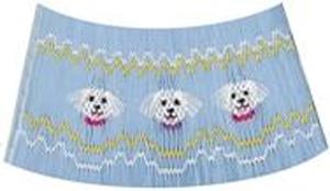 Ellen McCarn Puppy Pals Smocking Plate