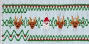 Ellen McCarn Santa & Co Smocking Plate