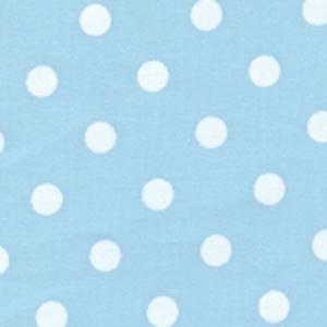 Fabric Finders 15 Yd Bolt 9.34 A Yd  #469 Blue & White Dots 100% Pima Cotton Fabric