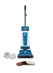 Koblenz, P-820-A, Upright, Floor, Cleaner, P820, Scrub, Polish, Buff, Wax, 12, Cleaning, Width, Steel, Handle, Bronze, Gear