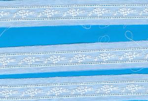 Capitol Imports Swiss Embroidery 72630 White Lace