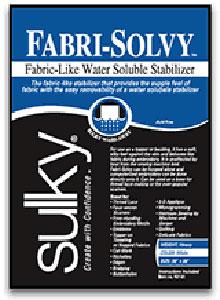 Sulky Fabri-Solvy 407-01 Firm, Washaway Stabilzer 20" x 1 yd. Pkg.