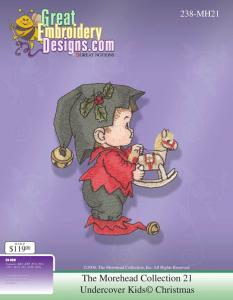 Great Notions 112250 MH21 Moreheads Licensed Collection Undercover Christmas Multi-Formatted Embroidery Designs CD