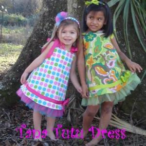 Nanoo Designs ND015, Tana Tutu Dress Sewing Pattern, Nanoo Designs ND015 Tana Tutu Sundress Dress Sewing Pattern