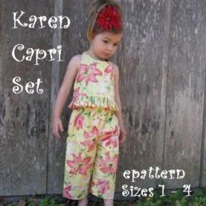 Nanoo Designs Karen Capri Set