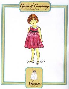 16802: Cyndi & Company CAC01 Annie Sleeveless A-Line Dress, Size 2t-4t Pattern