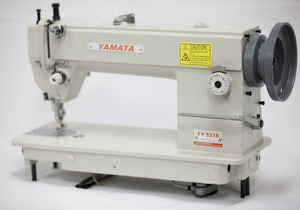 Yamata, FY5318, Walking Foot, Sewing Machine HEAD ONLY, Big M Bobbin, Large Rotary Hook, 6-13mm Foot Lift, 8mm Stitch Length, Reverse Lever, Max 2000SPM, Yamata FY5318 Walking Foot Top Bottom Feed Sewing Machine Head, 6 mm Foot Lift 13mm Knee  Lift, 8mm Stitch Length, Reverse, 2000SPM, Auto Oil, Mbobbin