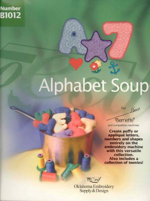 OESD B1012 Alphabet Soup Lettering Embroidery Card