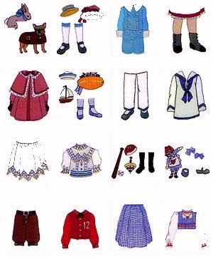 Pfaff MP1003 9" Victorian Paper Doll Fashions Embroidery Card  for Pfaff Home Embroidery Machines or Amazing Box