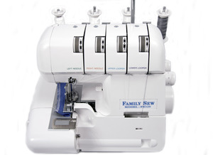 3511:  Yamata Family Sew FS320 Serger Open Front Easy 234 Threading, Roll Hem (Babylock Vibrant, White Superlock, Dreamstitcher, Singer Viking, Maruzen, Gemsy, Rex)