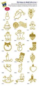 Amazing Designs / Great Notions 1155 Christmas in Gold Multi-Formatted CD