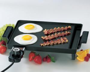 Presto, 07211, Liddle, Griddle, 1000, Watt, Non, Stick, Mini, 10.5, 8.5", Cooking, Surface