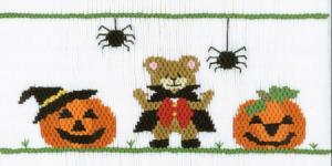 Cross-eyed Cricket Halloween Delight #159 Smocking Plate