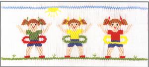 Cross-eyed Cricket  Hula Hoopers #193 Smocking Plate