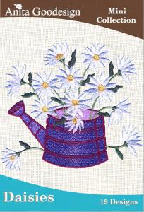 Daisies Anita Goodesign Embroidery Machine Design CD 12MAGHD