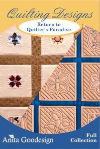 Anita Goodesign 111AGHD Return to Quilter's Paradise Full Collection Multi-format Embroidery Design Pack on CD