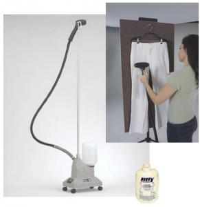 Jiffy J-2 Garment Steamer +0893 Vertical Ironing Steam Board 24 x 48" +$10 Essential Jiffy Liquid Cleaner