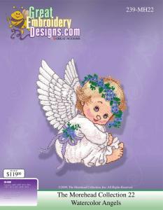 22663: Great Notions Inspiration Morehead MH22 Watercolor Angels Designs CD