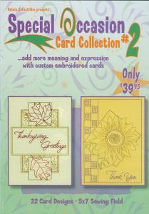 Dakota Collectibles 970378 Special Occasion Card Collection 2 Embroidery Designs Multi-Formatted CD