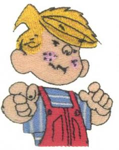 Amazing Designs ENHMC DM1 Dennis the Menace Collection I Embroidery Card