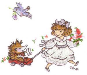 Amazing Designs ADCL TW1 Sarah's Garden Collection I  Embroidery Designs Multi-Formatted CD