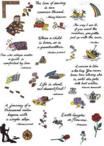 Amazing Designs HMC NZ7 Sewing with Nancy Zieman Collection VII Threads of Wisdom Viking  Embroidery Card