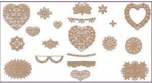 Amazing Designs PFMC NZ8 Lace Vignette PFMC Embroidery Card
