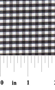 Berry Red Gingham Fabric - 1/8