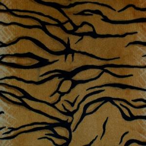 Shannon Fabrics ctigerdrgoldblack Cuddle Dimple Tiger 100% Polyester 58" Fabric