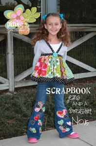 Pink Fig Scrapbook Jeans & Sweatshirt  Pattern