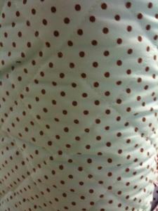 Fabric Finders 15 Yd Bolt 9.34 A Yd CM Aqua Dot 100% Cotton 60"