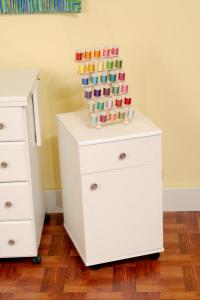 24343: Arrow 98801 Suzi Storage Sidekick Cabinet White 16x14x25", 4 Drawers