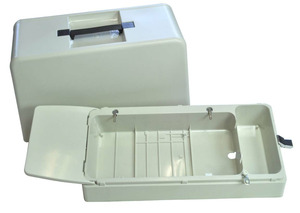 PD60, P60216, Portable, Hard Plastic, Flatbed, carry Case, with Extension, for Singer 99K, and Comparable, Flat Bed Size, Sewing Machines