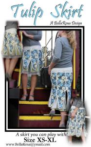 BellaRena Designs BRDP2 Tulip Skirt (Adult) Size XS -  XL Pattern