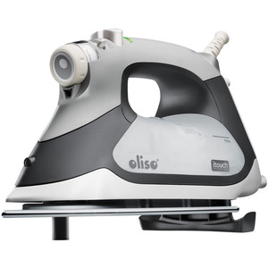 WHITE/GREY-OLISO SMART IRON 18, Oliso TG-1100G Continuous Steam Burst iTouch Smart Iron Has Legs! GREY