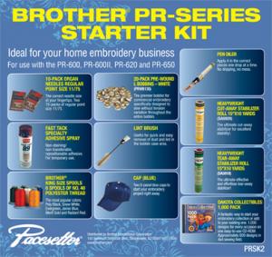 Brother, PRSK, prsk2, prsk1, Embroidery Machine, Supply, Starter Kit, for PR600, PR600C, PR600II, PR620, PR620C, BMP6, EMP6, BMP8