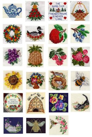 Cross stitch machine embroidery designs @ S-Embroidery.com