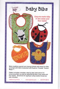 Patterns By Annie Unrein 93-4142 Baby Bibs Sewing Pattern PBA116