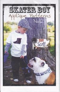 Hot Scott Patterns Skater Boy Applique Pattern