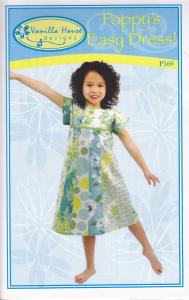 Vanilla House P169 Poppys Easy Dress Pattern Sizes 2 to 8