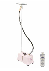 Jiffy PINK J-4000C Carpet Steamer for Installers, Relax Backing +Bonus $10 Value Essential Jiffy Boiler Tank Cleaner Solution