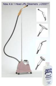 Jiffy, PINK, J-2000 I, jj2000i, Multi, purpose, Steamer, Cleaner, 4, Changeable, Steam, Head, 5.5, Foot, Hose, Attachment
