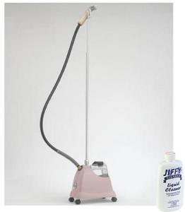 Jiffy PINK J-2000M Garment Clothes Fabric Upholstery Steamer, Metal Head Won't Break +Bonus $10 Tank Cleaner*