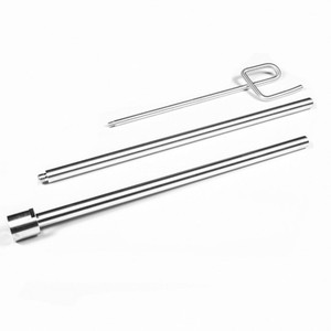 Jiffy 1030 Replacement Vertical Pole Threaded Rods, Hook for Hanging Up Steam Hose Head Rest, Adapter for New J2000 Series, Complete with Metal Studs