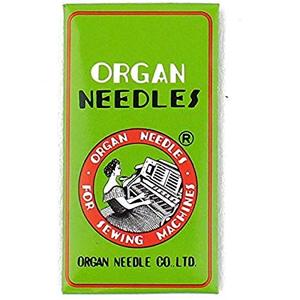 Organ 214X2RTW 100 Chrome Sewing Machine Needles Sizes 21-28 Reliable 273, Juki 158, Singer 45, Consew 756, Durkopp Adler, Pfaff, TechSew Leather