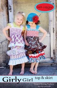 Kati Cupcake Girly Girl Top And Skirt Pattern