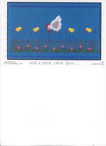 Little Memories With a Chick-Chick LM139 Smocking Plate